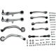 Track control arm kit with bolts