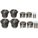 Big bore piston and cylinder set casted bore 90.5 mm stroke 69.0 mm upper 98 mm lower 96 mm MAHLE
