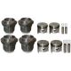 Piston and cylinder set bore 77.0 mm stroke 69.0 mm upper 90 mm lower 90 mm MAHLE