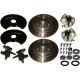 Front disc brake conversion kit 4x130 mm. The kit includes all the parts you need to convert your VW to disc brakes. Can not be used for lowering the car