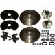 Front disc brake conversion kit. The kit includes all the parts you need to convert your VW to disc brakes and lowered at the same time.