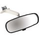 Rearview mirror with anti-dazzle with black housing and cream coloured arm